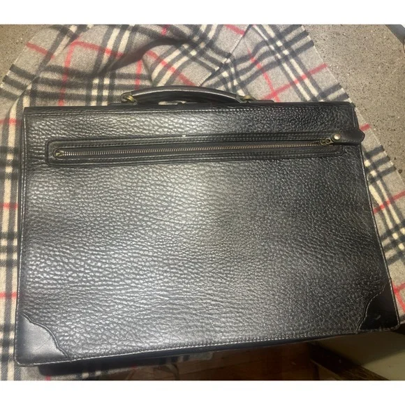 Burberry Black Leather Briefcase - Picture 2 of 4